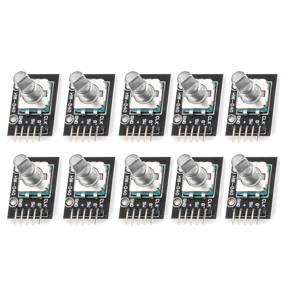1-10PCS 360 Degrees Rotary Encoder Module For Arduino Brick Sensor Switch Development Board HW-040 With Pins