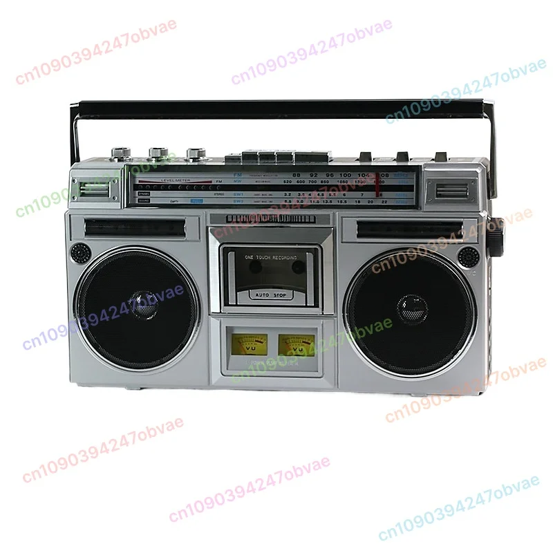 

Retro Radio Cassette Player Bluetooth Speaker, Wireless MP3 FM Recorder with USB SD AUX, Desktop Vintage Decoration Gift