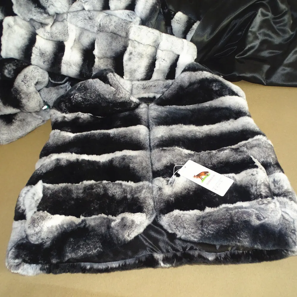 Real Women Lexus Rex Rabbit fur vest female Natural fur Fashion and leisure new style