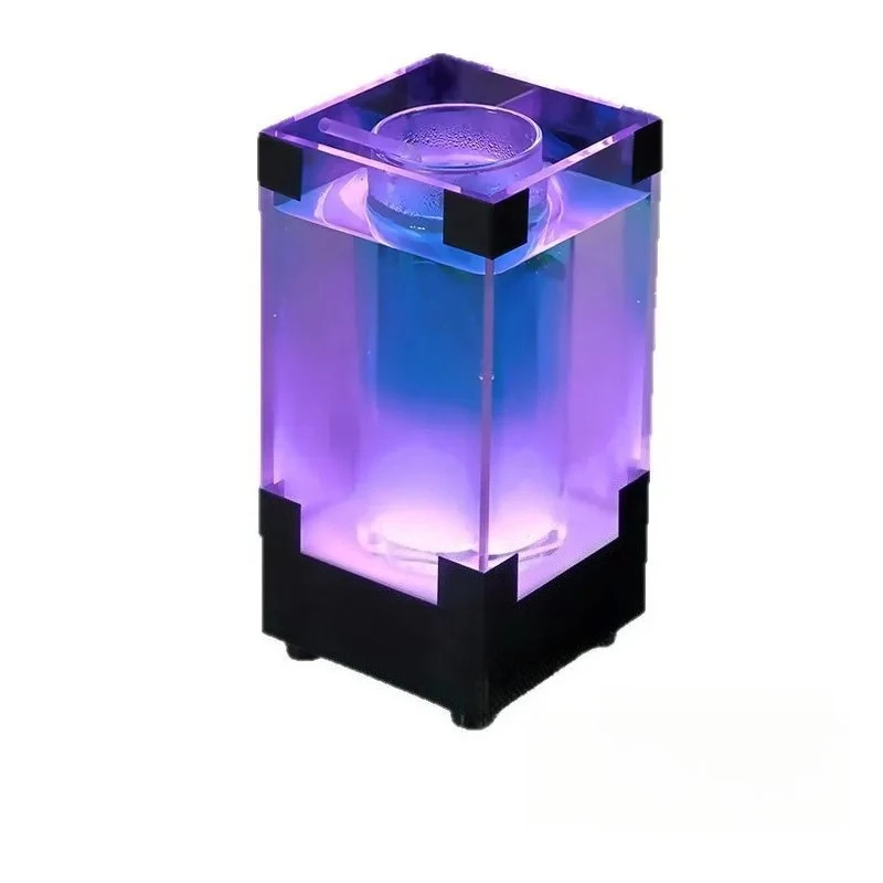 Multicolor Acrylic LED Light Up Bar Cup Stand for Cocktail Glasses KTV Party Decor