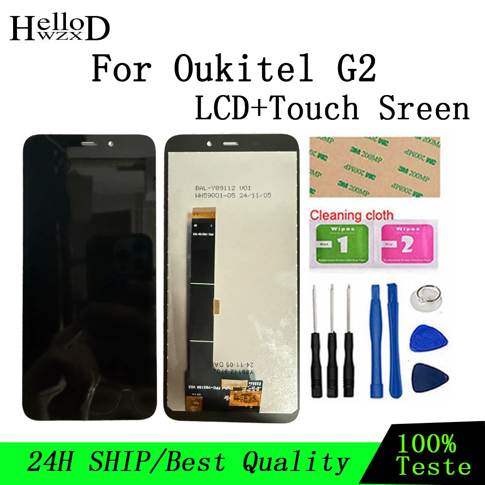 

For Oukitel G2 Repair Screen LCD For Oukitel G2 Display Touch Glass Replacement, 100% QC Tested Before Shipment