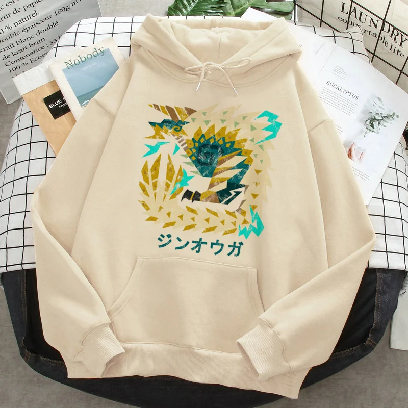 monster hunter hoodies men Ulzzang vintage streetwear y2k aesthetic male pullover hoddies 2022 streetwear