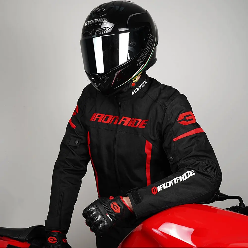 

Мужская мотоциклетная куртка, ветрозащитная куртка для мотокросса, одежда для езды на мотоцикле с защитным снаряжением, износостойкая, подходит для четырех сезонов