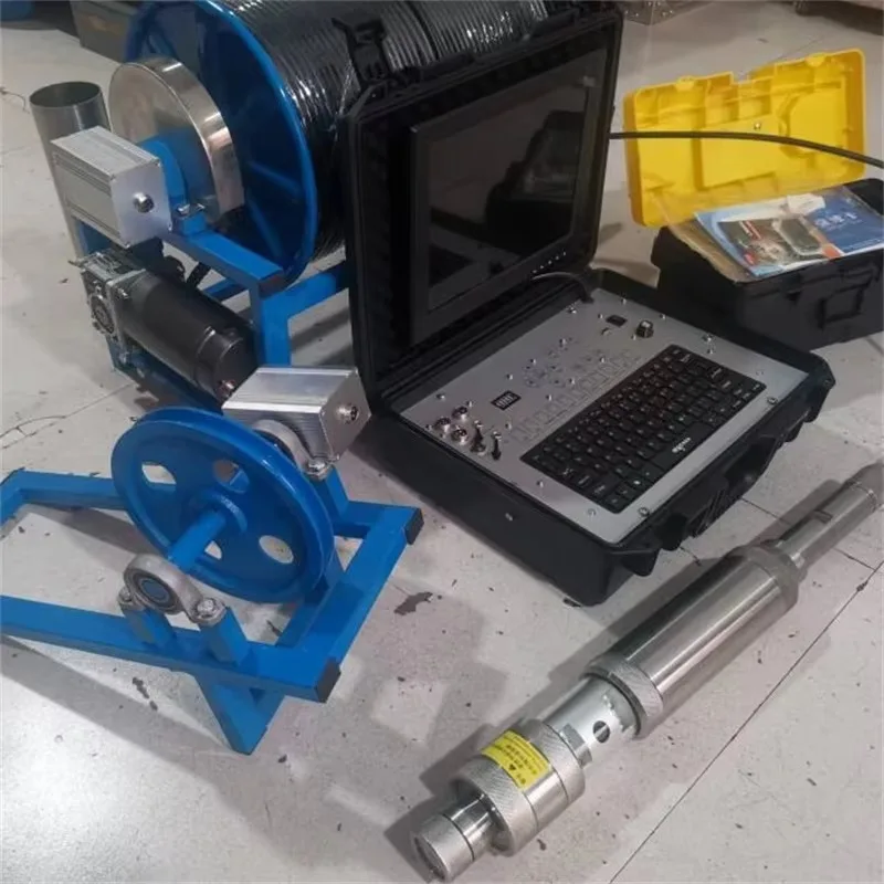 2000M Ultra Deep Borehole Imaging Detector, 360 Panoramic View Well , HD Night Vision System with 128GB Large Capacity SD Card