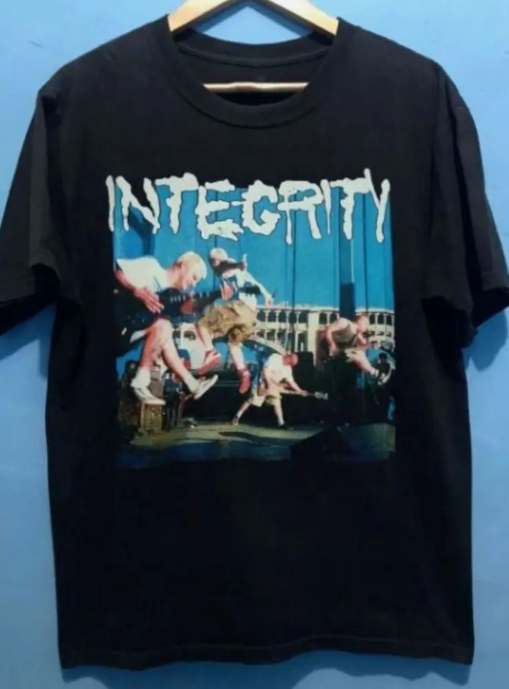 VTG Integrity Band Short Sleeve Cotton Black All Size Shirt