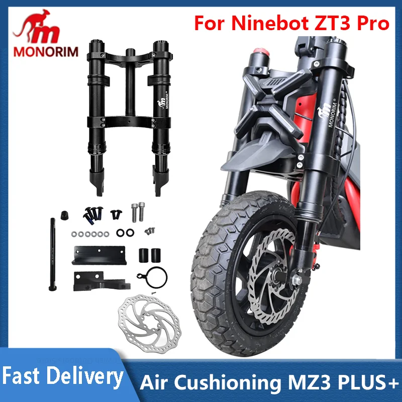 

MZ3 Plus+ Front Air Shock Absorber For Ninebot ZT3 Pro Electric Scooter Dual Air Shock absorber Modification Parts