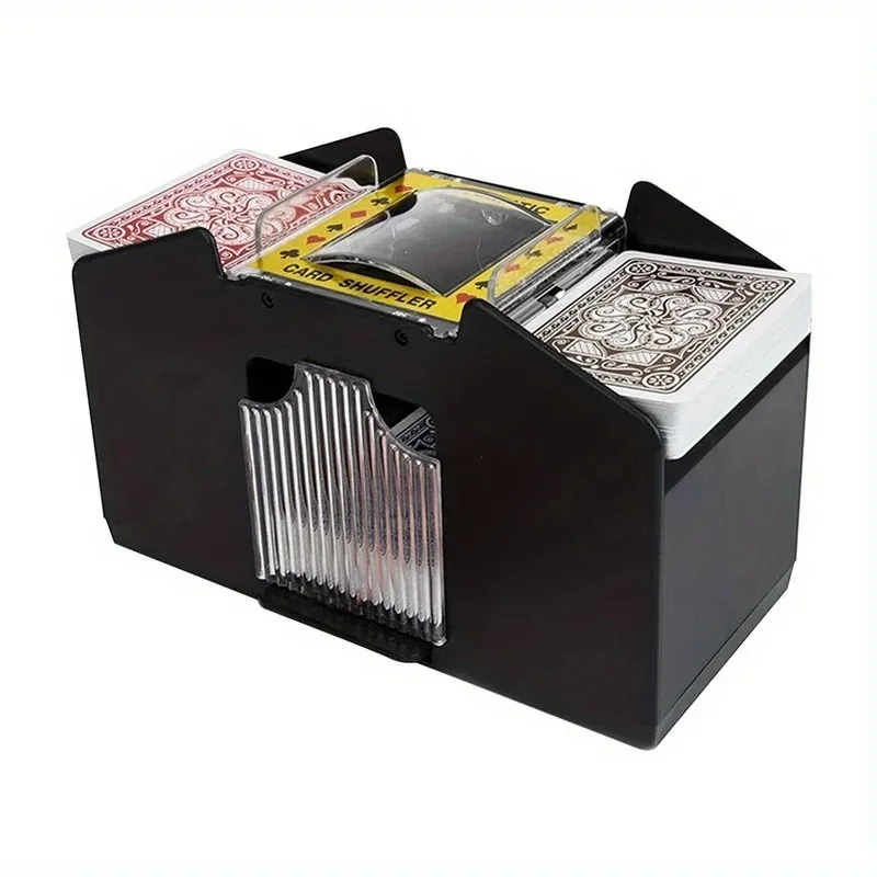 1pc Professional Automatic Card Shuffler, Plastic Poker Card Mixer for Board Games, Educational Card Game Accessory for Adults image 4