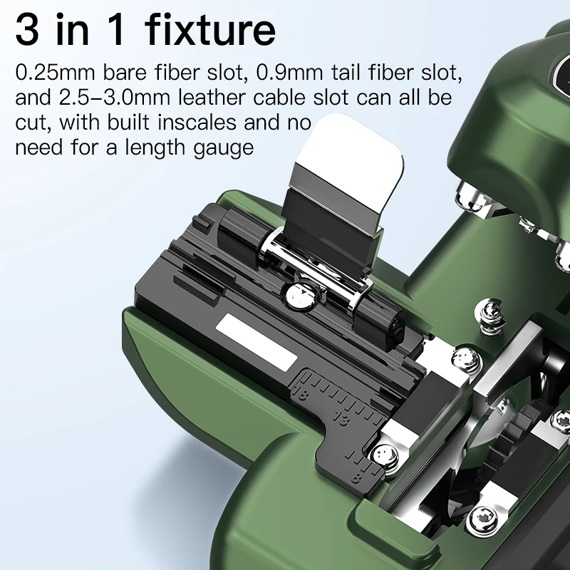 COMPTYCO VD-1 One-step Fully Automatic High Precision Fiber Optic Cleaver Optical Fiber Fusion Splicer Cutting Knife FTTH Tool