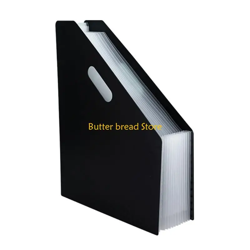 

W89C Expandable File Folder Vertical Desk File Organiser Large Capacity File Folder Plastic Deskstop Magazine Holder