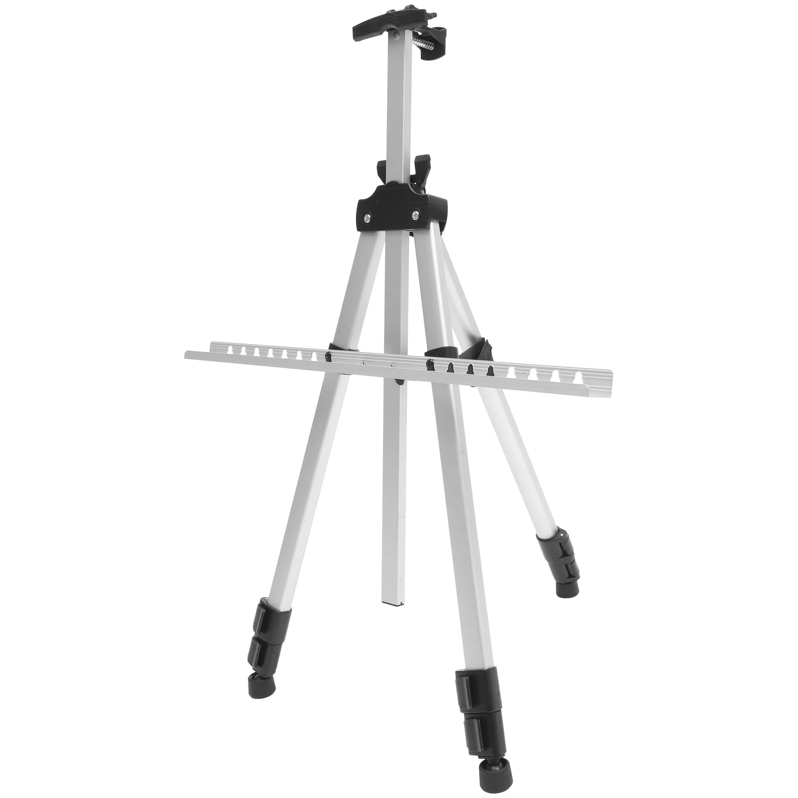 

Foldable Easel Display Stand Adjustable Height Painting Tools Holder Random Color Metal Art Easels For Sign Board Classroom Use