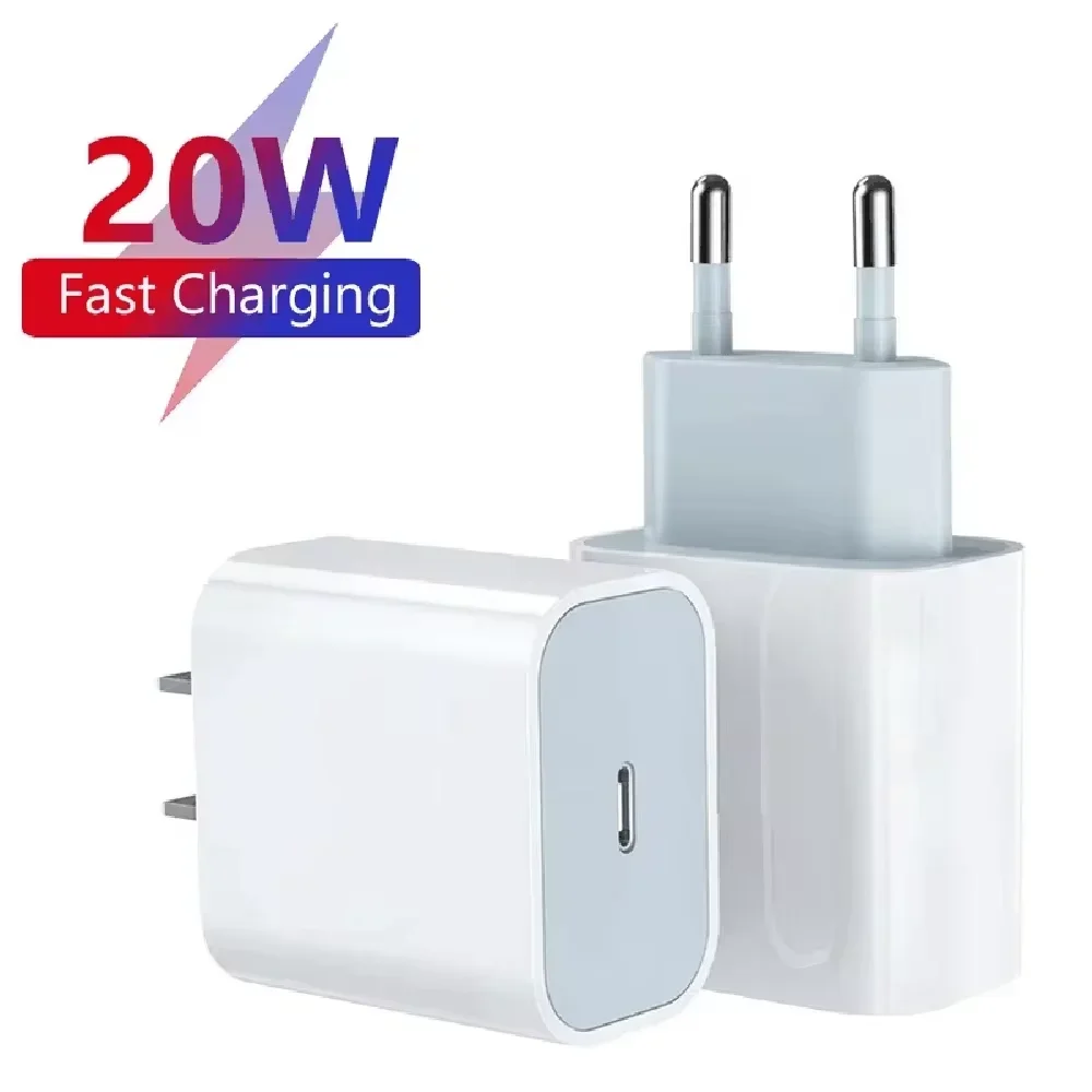 20W PD USB C Charger Fast Charging Phone Charger Adapter EU/US Plug Wall Charger Portable Type C Quick Charge 3.0 Power Adapter