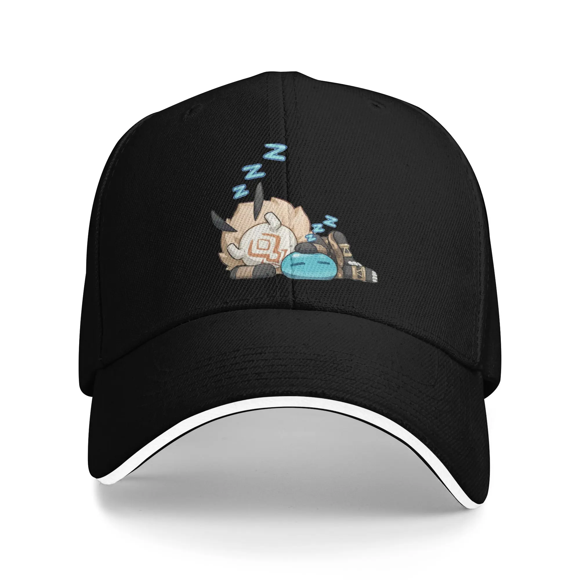Hilichurl Hydro Genshin Impact Game Baseball Cap Fashion Movie Sandwich Hats for Men Women Polyester Hats Cap Sport