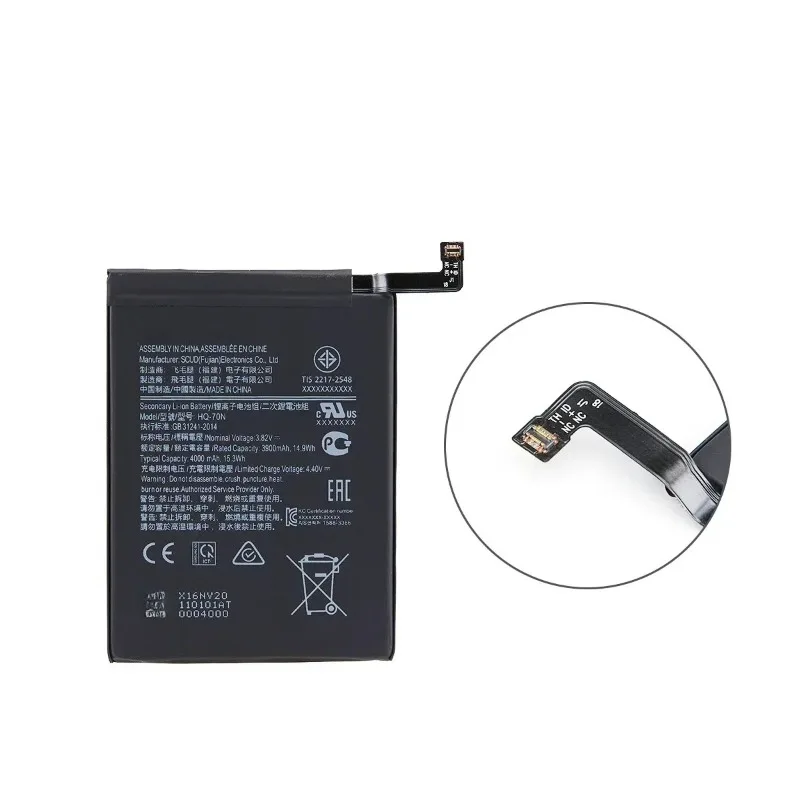 Nueva batería de repuesto de 4000mAh HQ-70N para Samsung Galaxy A11 A115 SM-A115 baterías de alta capacidad para teléfono móvil con herramientas