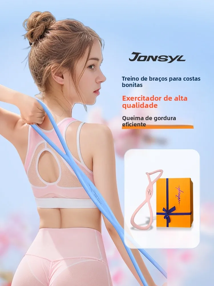 jonson-corde-de-resistance-a-8-points-d'attache-bande-Elastique-de-yoga-corde-d'exercice-pour-femmes-Equipement-de-fitness-beau-body