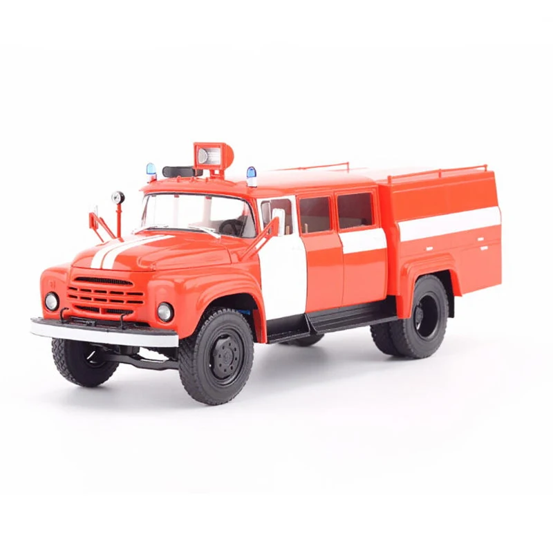 

1:43 Scale Plastic Model Soviet ANR-AG24 (130) Fire Engine Static Display Collectible Gifts Souvenir Decoration