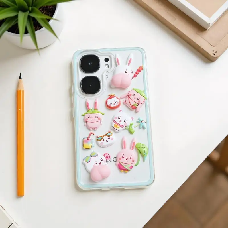 

Причудливые 3D-наклейки с пышными животными из мультфильмов для чехлов для телефонов, альбомов, журналов, 1 шт.