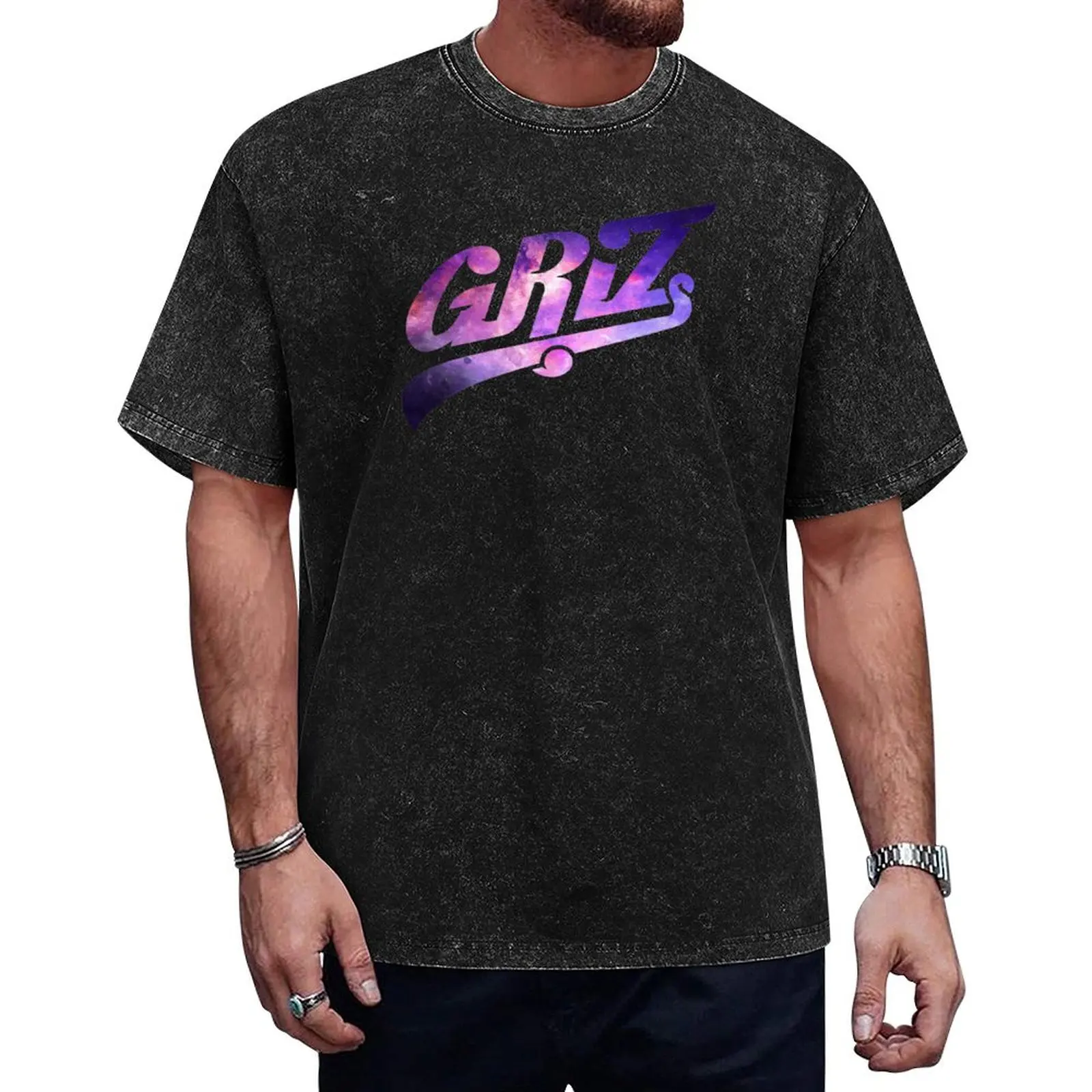 

Griz Purple Galaxy T-Shirt funny costumes summer tops blue lock for a boy sweat shirts, men