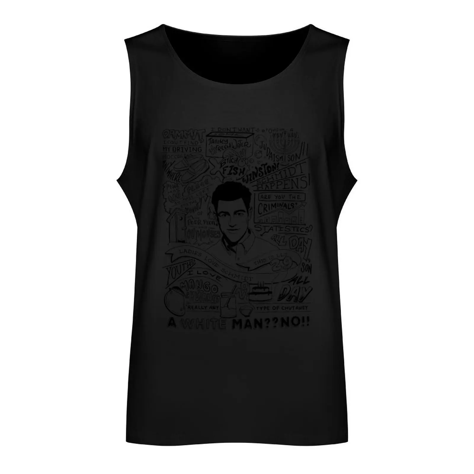 Schmidt Best Quotes Tank Top summer clothes summer 2024 fashion 2024 man