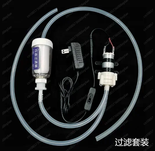 Household Mini Electric Liquor Filter 0.2μm Aperture Ceramic Activated Carbon Wine Filter Machine Suction Device Ageing Machine