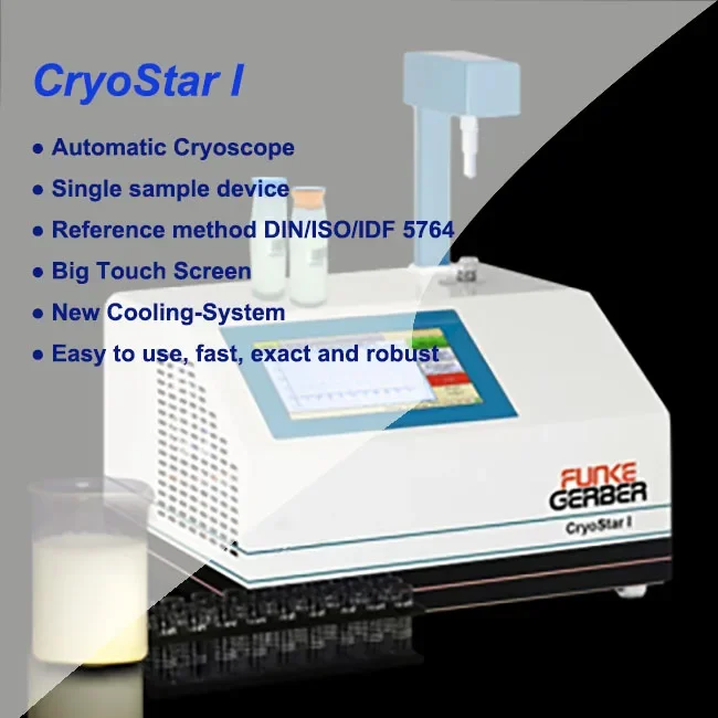 Kryostar I-Tragbare Ausrüstung für Rinder, Schafe, Ziege, Büffelcreme, Fettmilch