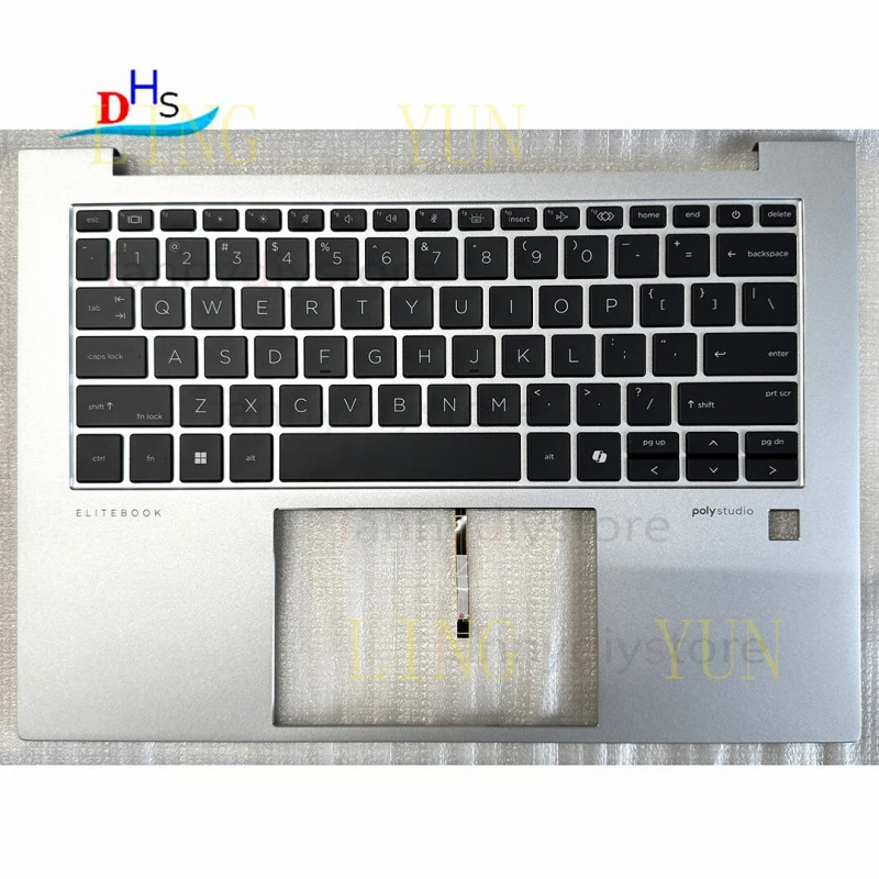 

Z N95848-001 Для HP Elitebook 840 G11 845 G11: Клавиатура с подсветкой (US), серебристая, с подставкой для рук