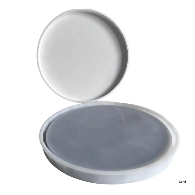 Creative Silicone Mold for Resin Tray Crafting Large Round Shaped Mould Epoxy Jewelry Holder Accessories Mold