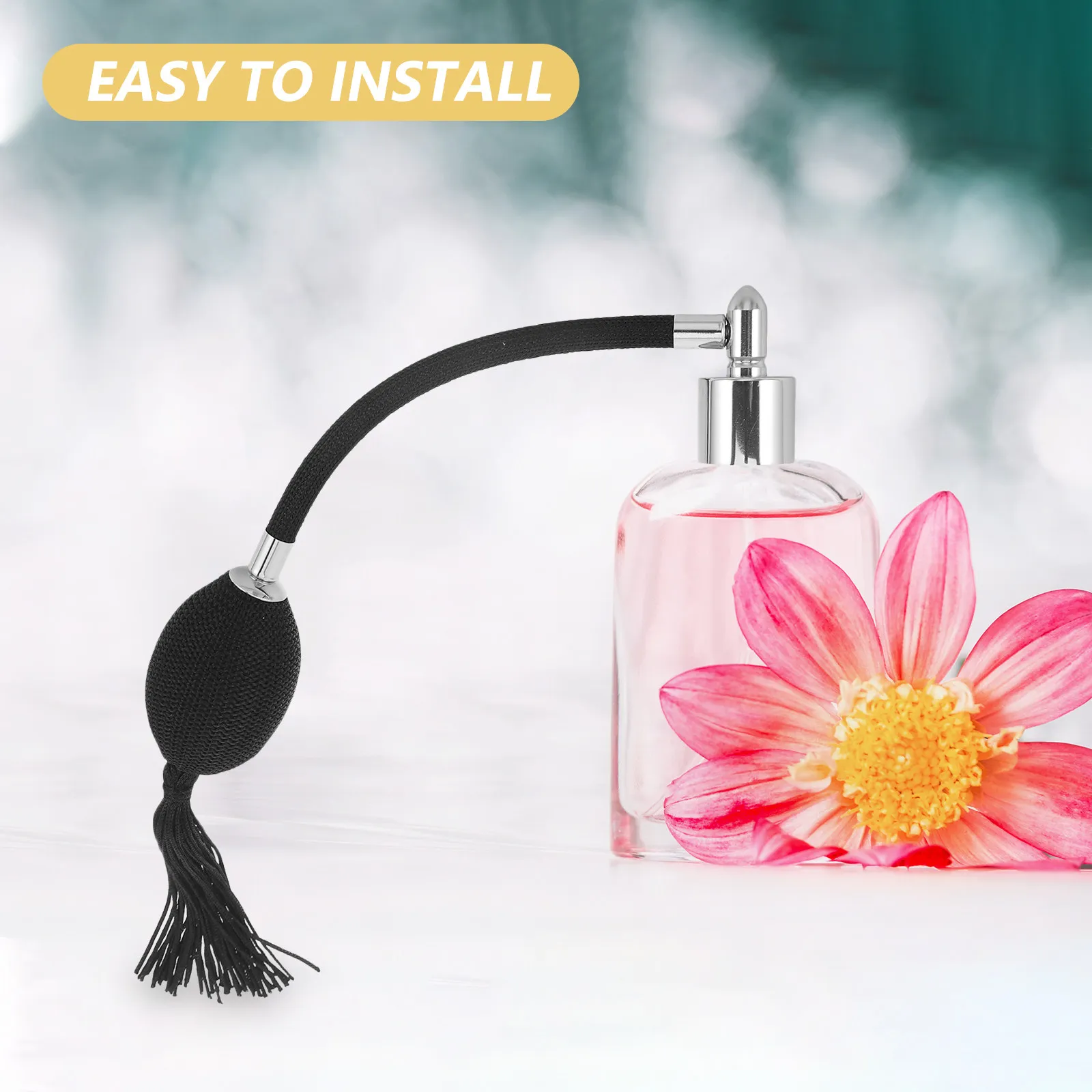 Perfume Cap Replacement with Airbag Spray Nozzle 18Mm Bottle Spray Head Fine Mist Dispenser Pump Modern Minimalist Sturdy view 2
