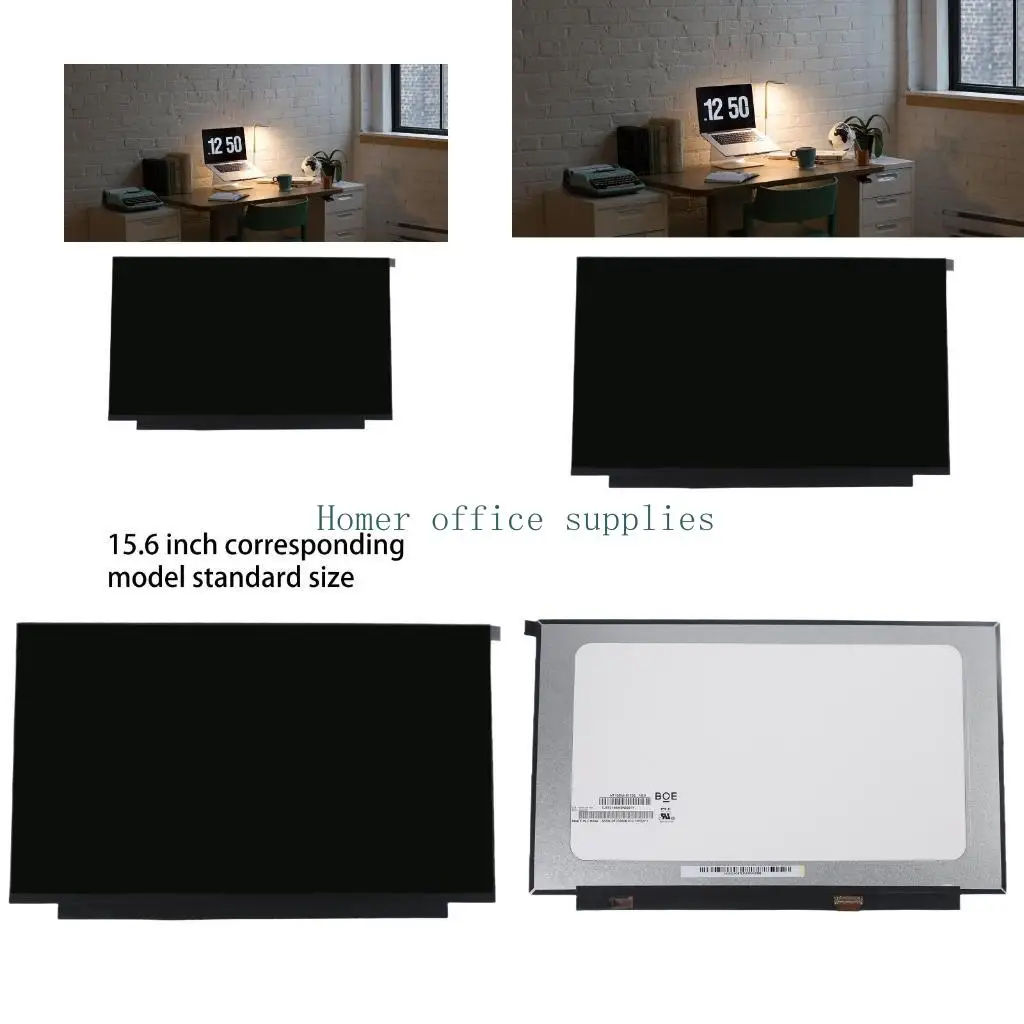 

K43B A+ New 15.6'' Laptop LCD Screen NT156WHM N44 V8.0 EDP 1366x768 Display Panel NT156WHM-N34 B156XTN08.1 B156XTN08.0 30Pins
