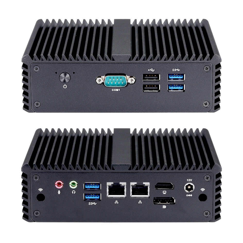 Qotom ミニPC Q700P/S-S08 クアッドコア 2 LAN Celeron J4105 J4125 ファンレス小型コンピューター