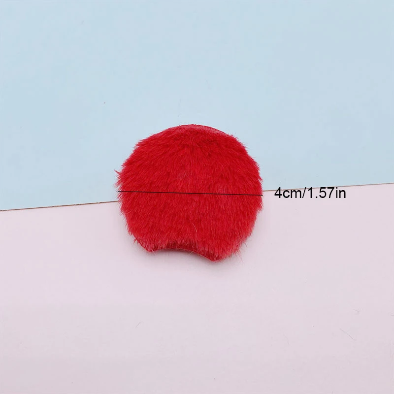 36Pcs 4CM Two Side Felt Small Mouse Round Ear Padded Appliques For Children Hat Sewing Headband Hair Clip Accessories Patches