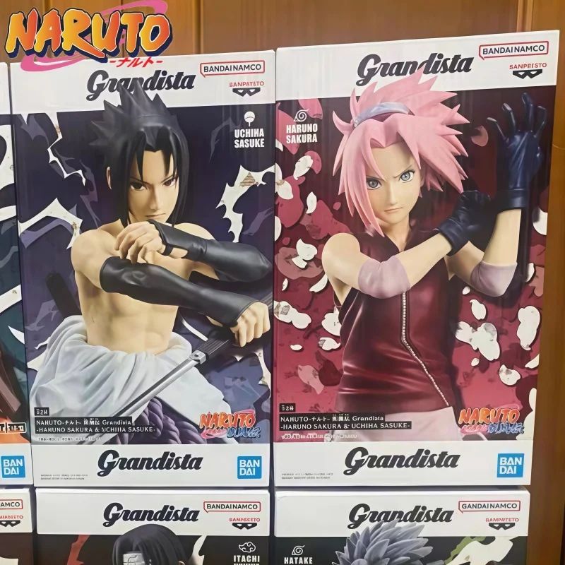 

Original Banpresto Grandista Naruto Shippuden Uchiha Sasuke Haruno Sakura Action Figure Pvc Model Genuine Collectible Toys