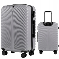 WINGS AVERAGE suitcase travel gray ABS + 4 wheels combination lock XL 24\