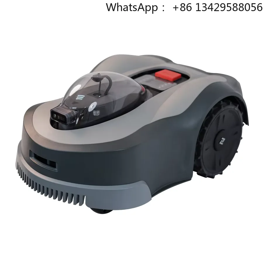 AKX No Perimeter Wire Robotic Lawn Mowers Robot Large Area Grass Cutter Machine Remote Control Garden Lawn Mower with Battery