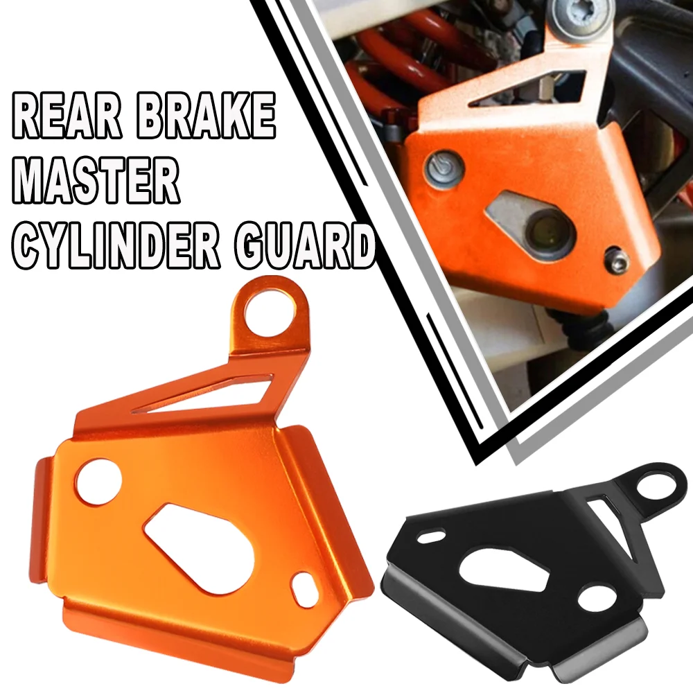 

Motorcycle Accessories CNC Rear Brake Reservoir Pump Protector Guards For 990 ADVENTURE/S/R SMT SUPERMOTO/R/T 950 SUPER ENDURO