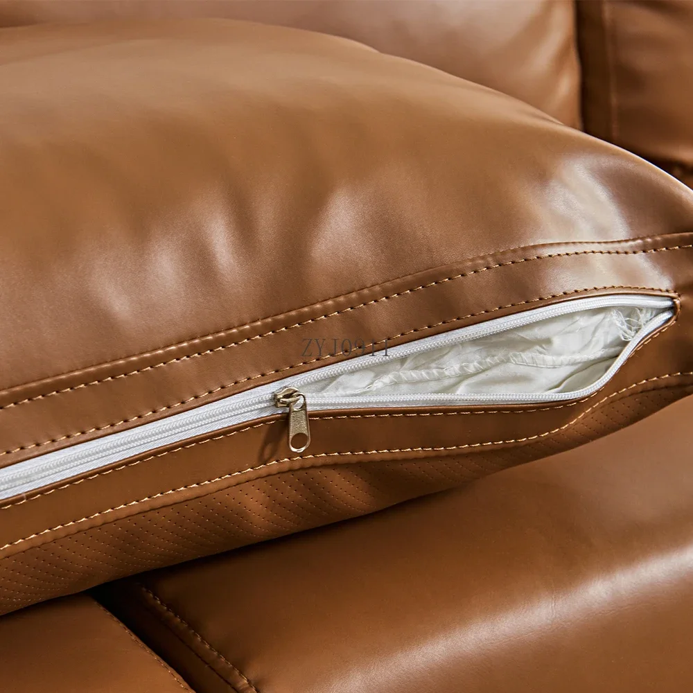 * 모던한 디자인 정품 가죽 소형 사무실 소파, 사무실 소파용 합성 가죽