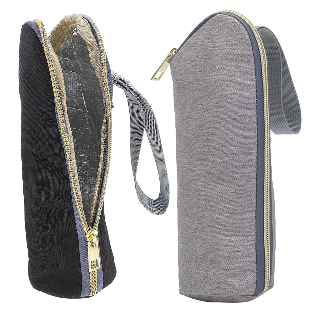 

Набор из 2 термосумок для детских бутылочек: изолированный чехол для молока, переноска для бутылочек, портативный подогреватель грудного молока для прогулок и путешествий, крепление на коляску