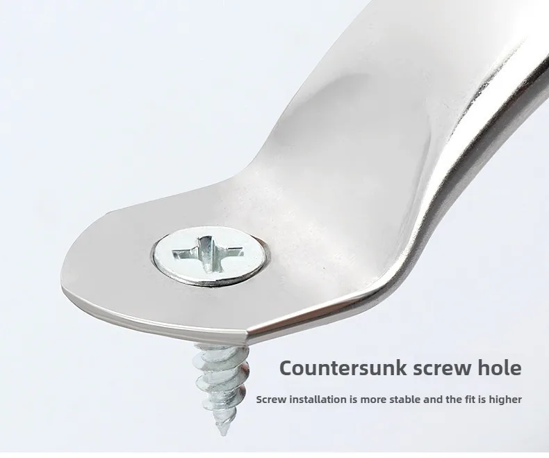 2/4/6 Stück Edelstahl-Türgriffe Schrankknöpfe Silber Schubladenknöpfe Küchenschrankgriffe 78mm 95mm 105mm 128mm im antiken Stil – Detail 15
