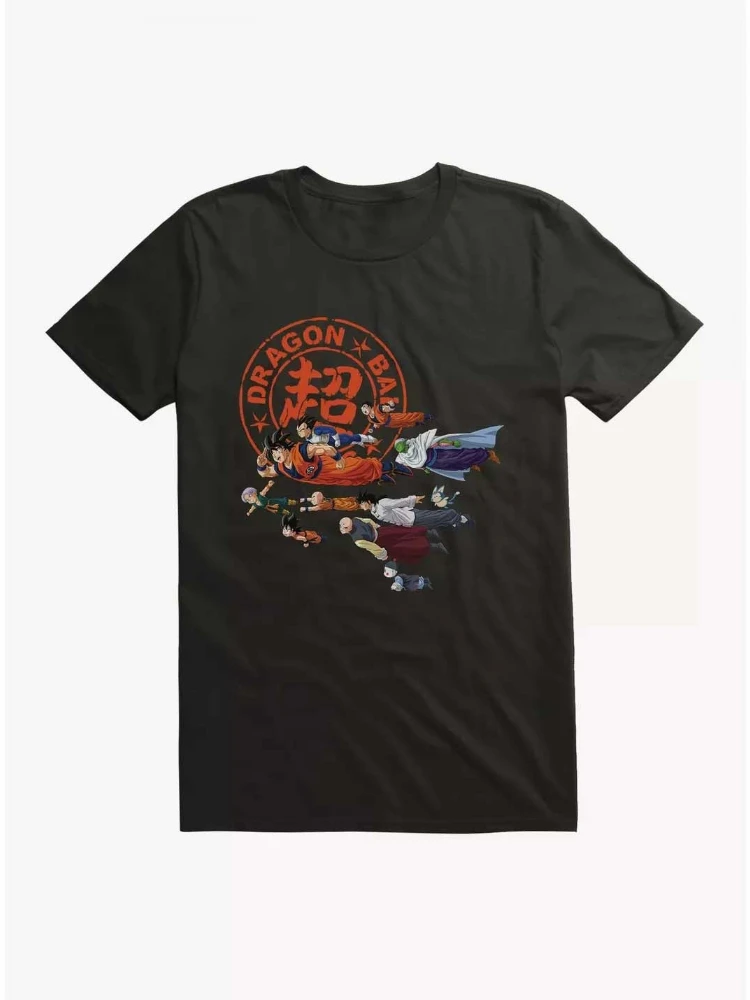 Bandai 2026 Neues Dragon Ball Super Flying Figure Print Hochwertiges Herren-Kurzarm-Eltern-Kind-großes, lockeres T-Shirt