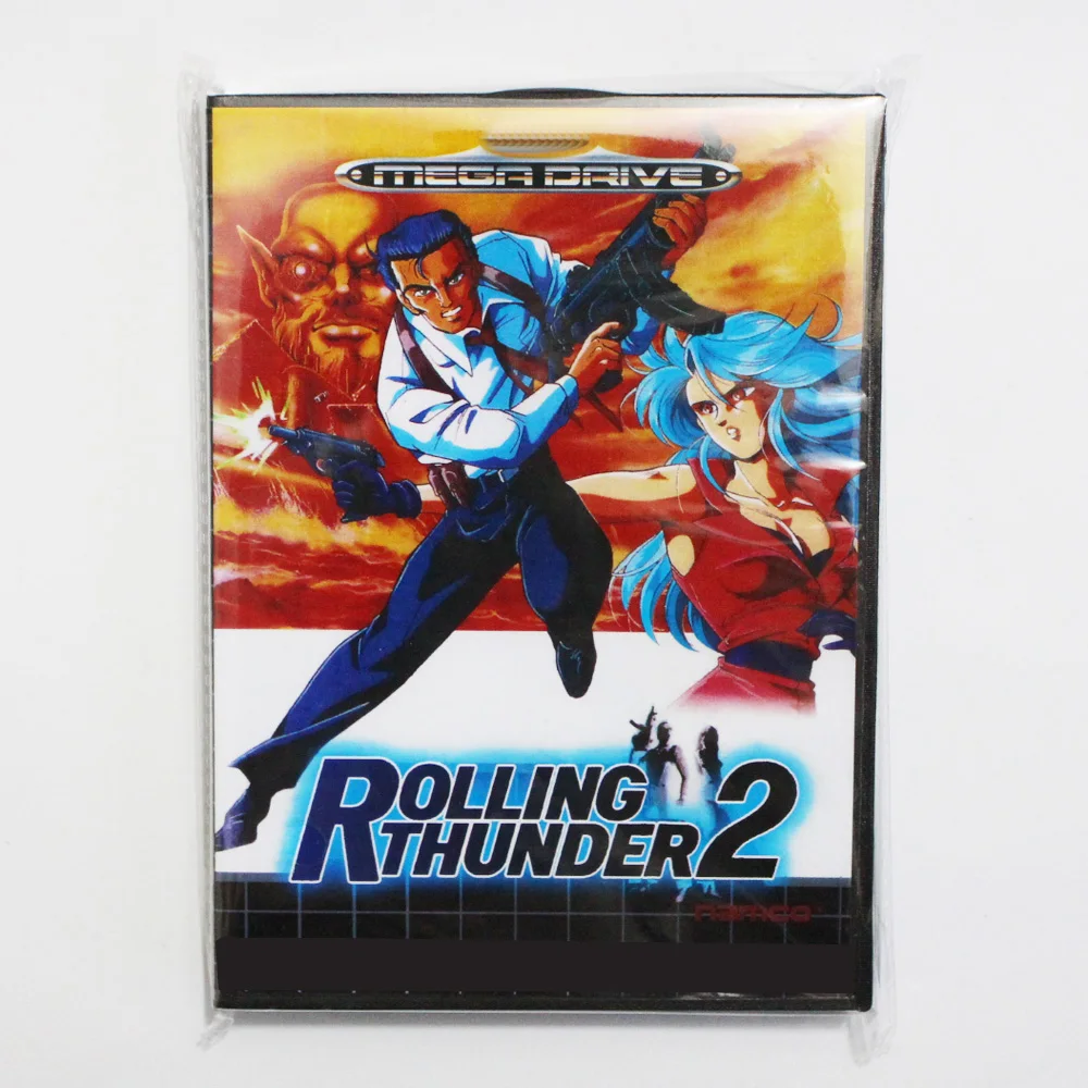 

Новое поступление, 16-битная игровая карта MD Rolling Thunder 2 для Sega Mega Drive/Genesis в розничной упаковке