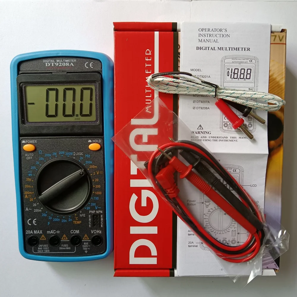 DT9205A High Precision Electrical Multifunctional Digital Multimeter F15B+ for HVAC TOOL Parts Measuring Capacitance Multimeter