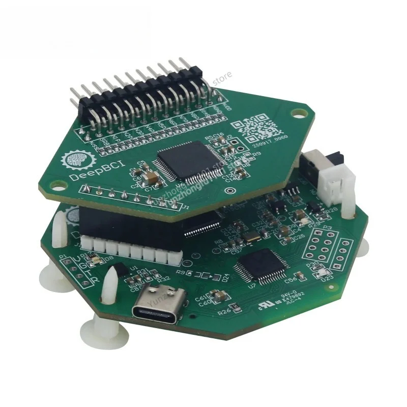 Maxgeek DeepBCI 8‑Channel EEG Bio‑Signal Acquisition Board Enhanced OpenBCI Brain‑Computer‑Interface Development Module