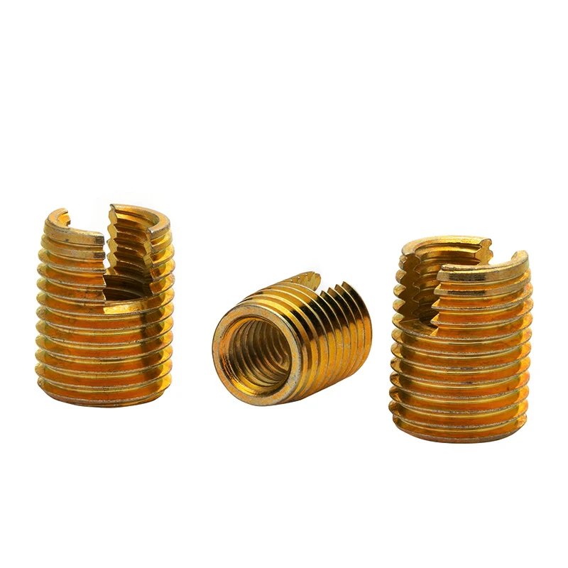 M2 M2.5 M3 M4 M5 M6 M8 M10 M12 M14 M16 Stainless/ Carbon Steel Metal Thread Repair Insert Self Tapping Slotted Threaded Nut