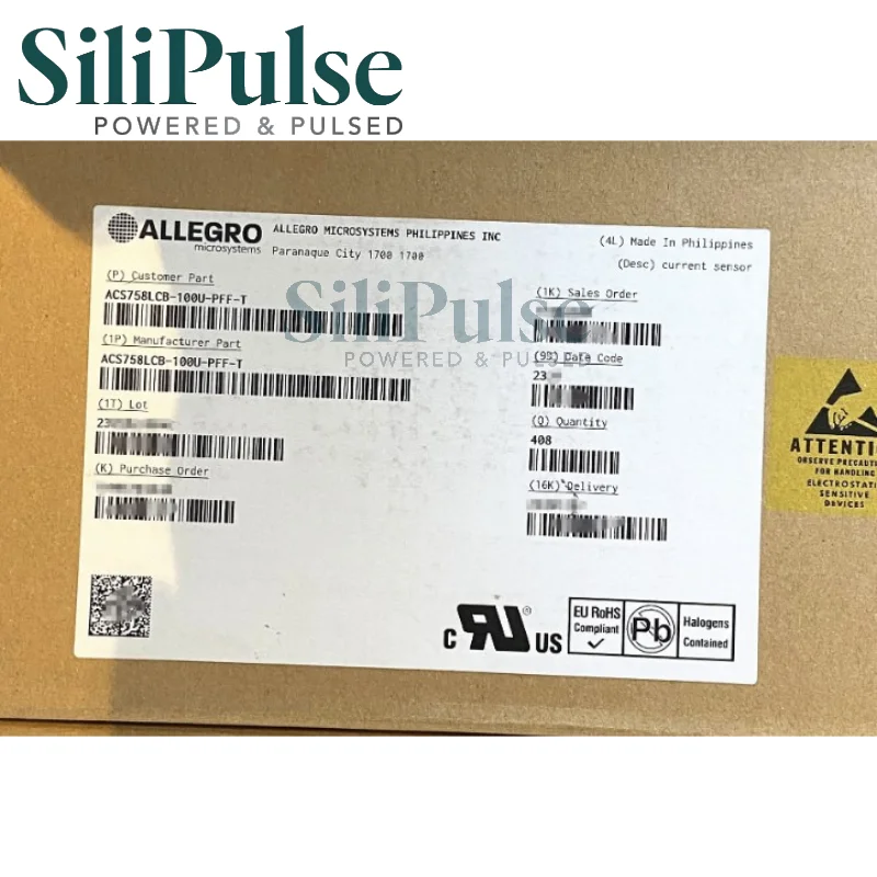 (1/5pcs) ACS758LCB-100U-PFF-T CB-5 100% Original In Stock Hall Effect Linear Current Sensor