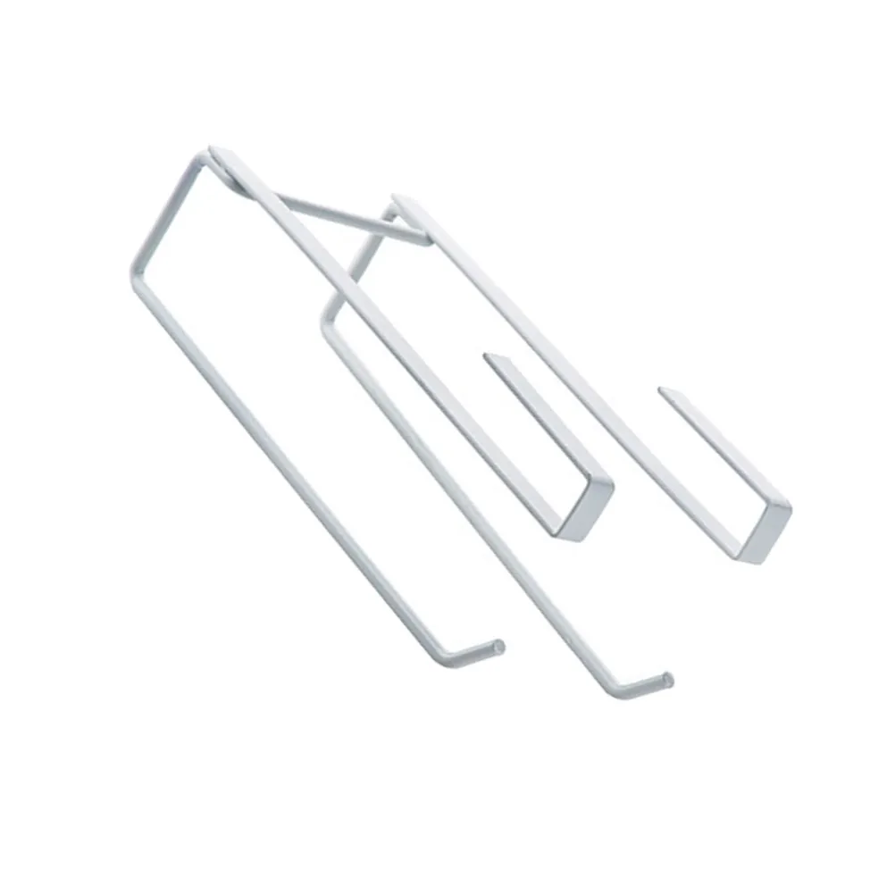 

Легко устанавливаемый держатель для бумажных полотенец под полку над дверью, сверхпрочная металлическая подставка для рулонов, органайзер для кухни и ванной комнаты