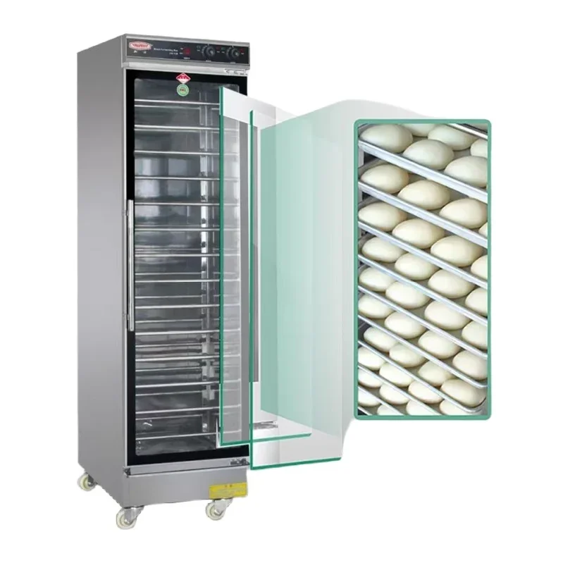 Trays Bread Toast Dough Proofer Bakery Cabinet Proofer Refrigerated Frozen Fermentation Box Pizza Dough Dessert Baking - view 5