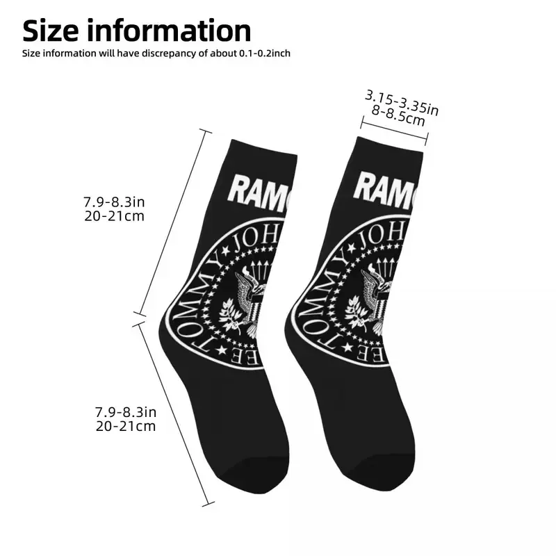 Y2K The Legend Band Essential Ramons Unisex Winter Hip Hop Happy Socks Street Style Crazy Sock