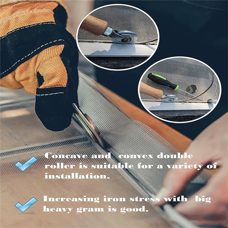 

AB11-Screen Door Tool Kit Window Screen Clips With Removal Door Hook Screen Clips To Hold The Screen In Window
