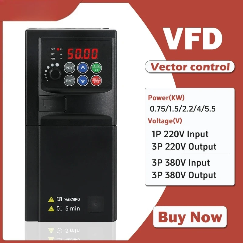 SUSWE SU600 3.7KW 5.5KW 380V 3 Phase Input To 3 Phase output Frequency Converter VFD Inverter Variable Frequency Drive