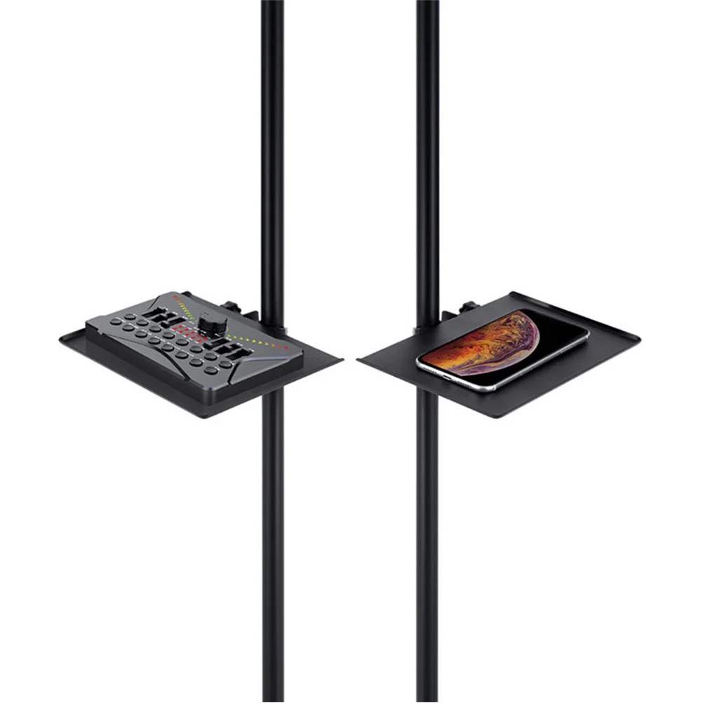 

Microphone Bracket Sound Tray Holder Iron Support Flexible Stable Broadcasting Online Meeting Singing