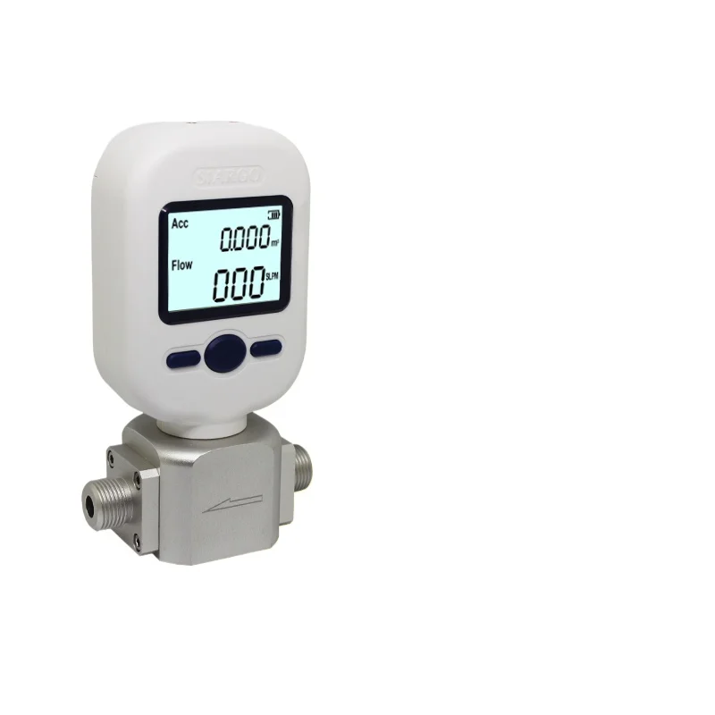 MF5706 MF5708 MF5712 Digital Gas Flow Meter Digital Gas Mass Air Nitrogen Oxygen Flow Rate Meter